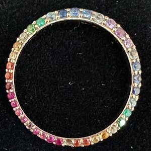 Sofia Zakia Ring of Salt, Technicolor, 14K, Size 5.5